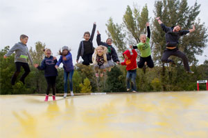 kids jumping